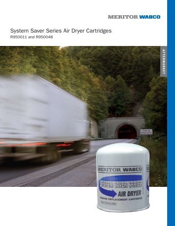 System Saver Series Air Dryer Cartridges - Meritor WABCO