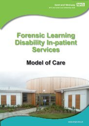 Forensic Learning Disability In-patient Services - Kent and Medway ...