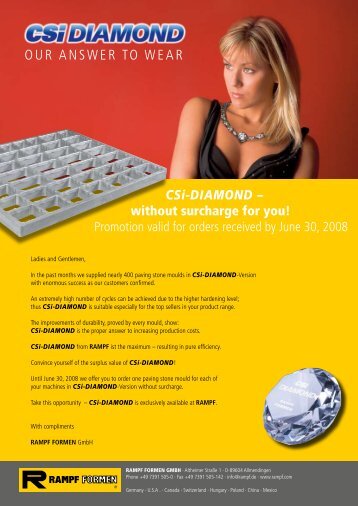CSi-DIAMOND - Rampf Formen GmbH
