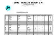 JUDO - VERBAND BERLIN e - Sportschule Randori Berlin