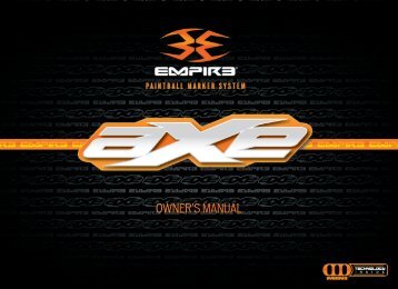 Axe Manual - Optimus Board (ENG) - Paintball Solutions