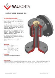 Recalentadores - Modelo 253 - VALFONTA