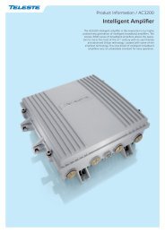 Brochure: AC3200 Intelligent amplifier - Teleste