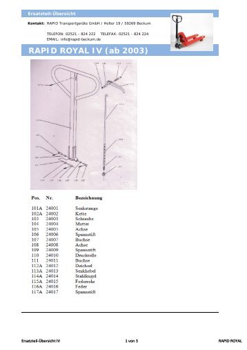Ersatzteile_Royal _IV.xlsx - rapid-beckum.de