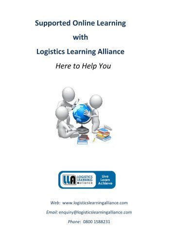 Supported Online Learning with Logistics Learning Alliance Here to Help You