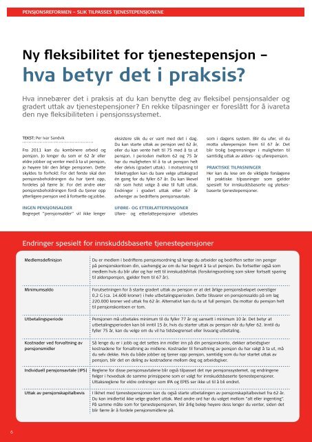 Bedrift & pensjon (mai 2010) - utskriftsvennlig versjon i ... - Storebrand