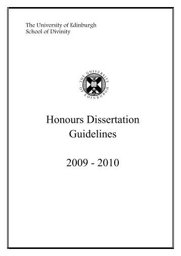 honours thesis guidelines honours thesis guidelines
