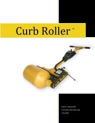 Curb Roller - Southern Tool