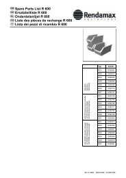 Spare Parts List R 600 Ersatzteilliste R 600 ... - Thermo Dragons