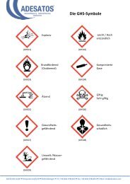 Die GHS-Symbole - ADESATOS.com