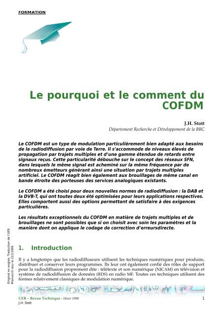 Le pourquoi et le comment du COFDM par l'UER ... - Radio Technique