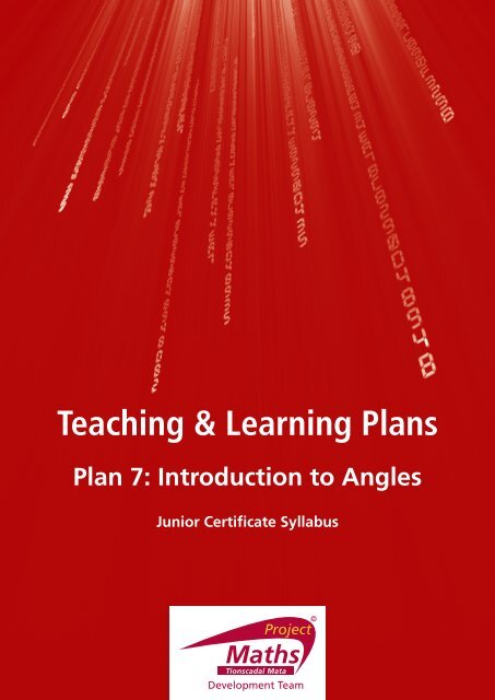 Plan 7: Introduction to Angles - Project Maths