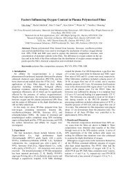 Surface Oxygen in Plasma Polymerized Films