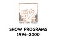 download this 5-year collection of project programs - 52nd Street ...