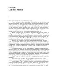 Len Deighton, London Match - literature save 2