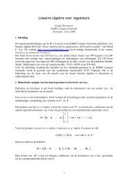 Lineaire algebra voor ingenieurs [ ]