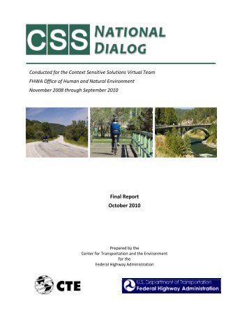CSS National Dialog Final Report - (CSS) National Dialog 2