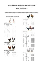 Katalog Hauptsonderschau der Eistaubenzüchter 2011