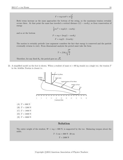 Solution - American Association of Physics Teachers