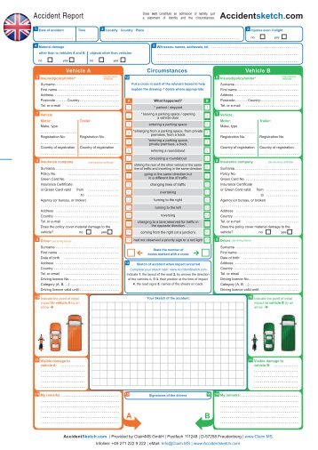 European accident statement - AccidentSketch