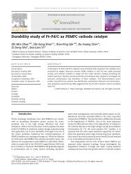 Durability study of Pt-Pd/C as PEMFC cathode catalyst