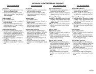 2ND GRADE SCIENCE SCOPE AND SEQUENCE