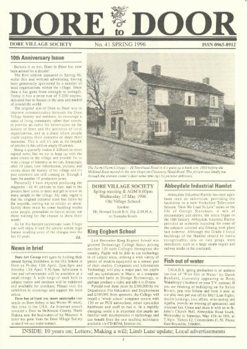 Edition 41 - Spring 1996 - Open Dore