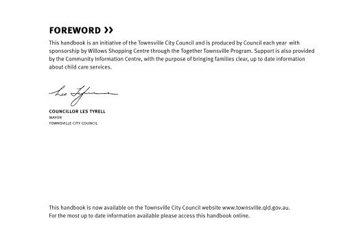 Handbook - Townsville City Council