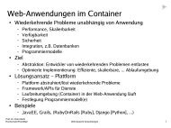 Web-Anwendungen im Container - Medieninformatik - Hochschule ...