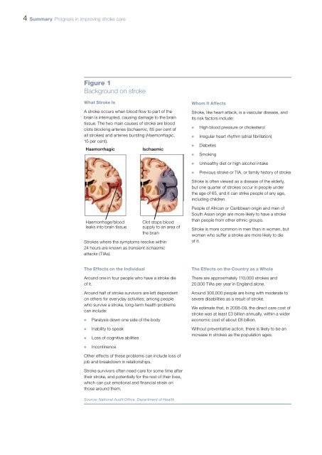 Progress in improving stroke care - National Audit Office