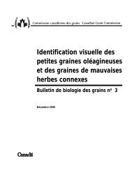 Identification visuelle des petites graines oléagineuses et des ...