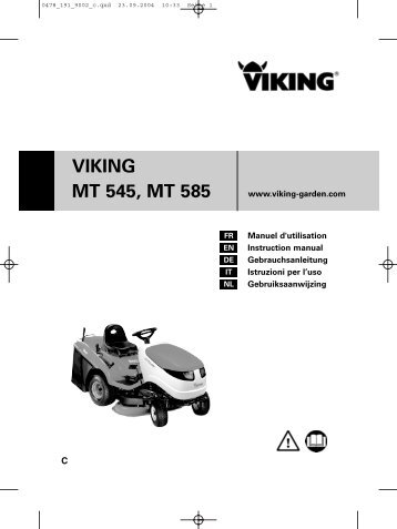 VIKING MT 545, MT 585