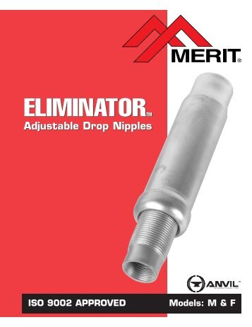 Adjustable Drop Nipples - Reliable Automatic Sprinkler Co.