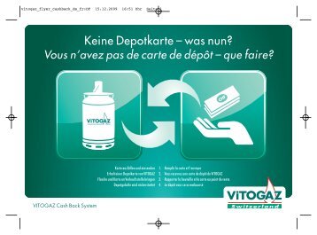 Keine Depotkarte – was nun? - VITOGAZ Switzerland