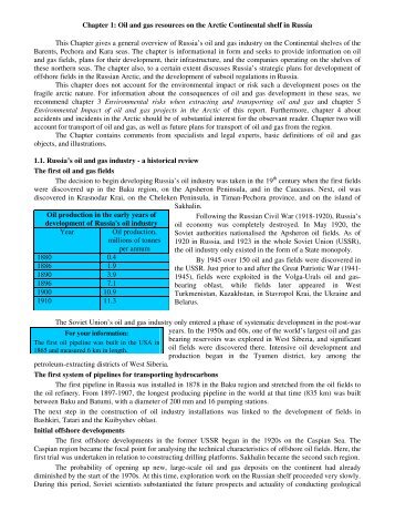 Chapter 1: Oil and gas resources on the Arctic Continental ... - Bellona