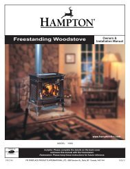 Freestanding Woodstove - Regency Fireplace Products