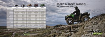 550cc & 700cc Models - Arctic Cat