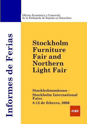 Informes de Ferias StockholmsmÃ¤ssan â€“ Stockholm International - Icex