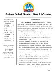 Continuing Medical Education â News & Information - The Regional ...