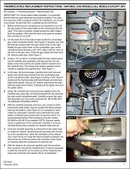 Thermocouple Replacement Instructions - American Water Heaters