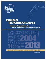 DOING BUSINESS 2013