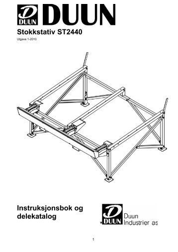 Duun Stokkebord ST 2440 - NOA Maskin AS