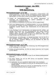 WHV-Zusatzbestimmungen zu Â§ 4 - Westdeutscher Handball-Verband