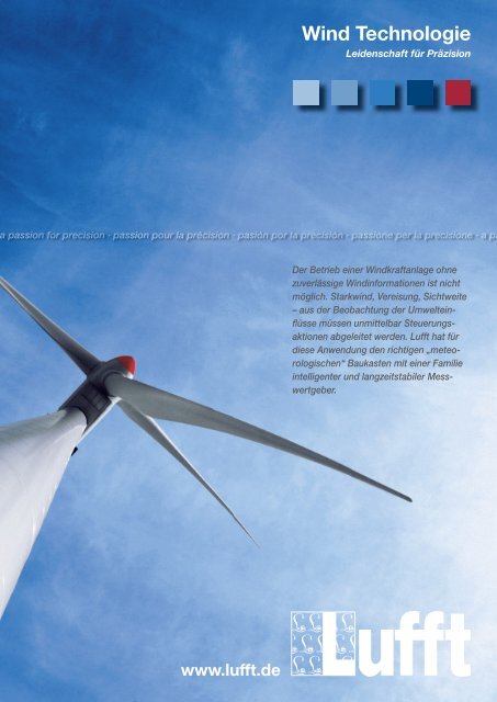 Windsensor - Lufft GmbH
