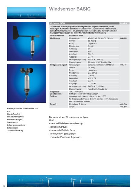 Windsensor - Lufft GmbH