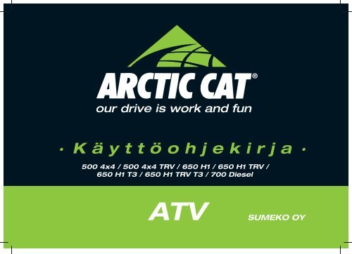 ATV · Käyttöohjekirja - Arctic Cat