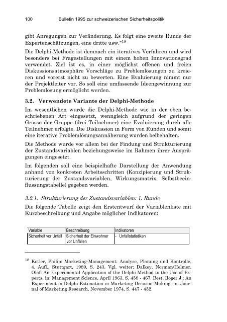 German (PDF) - Center for Security Studies (CSS) - ETH Zürich