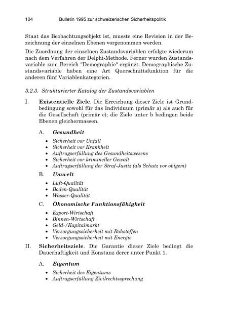 German (PDF) - Center for Security Studies (CSS) - ETH Zürich