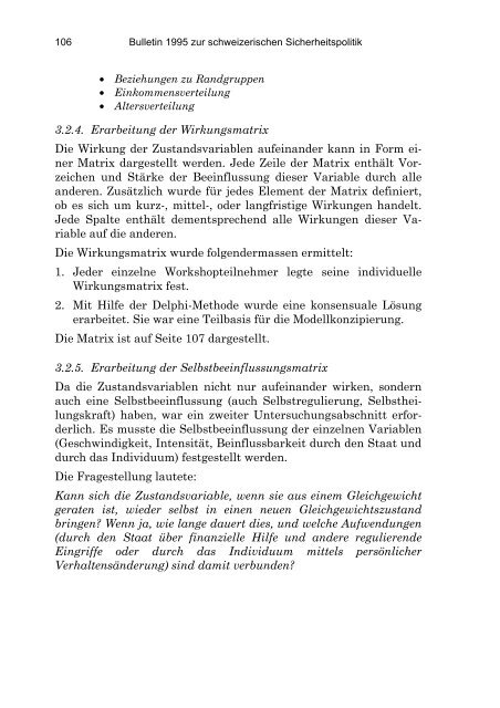 German (PDF) - Center for Security Studies (CSS) - ETH Zürich