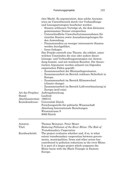 German (PDF) - Center for Security Studies (CSS) - ETH Zürich